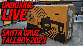 UNBOXING LIVE SANTA CRUZ TALLBOY 2023 [upl. by Ashford]