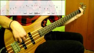 Red Hot Chili Peppers  Californication Bass Cover Play Along Tabs In Video [upl. by Novrej780]