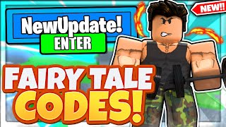 ALL NEW SECRET FAIRY TALE UPDATE CODES In Roblox Strongman Simulator [upl. by Assiralk]