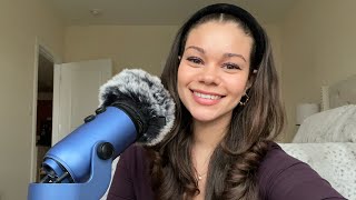 ASMR  Helloo and Random Triggers 💜 gloves plucking brushing tapping [upl. by Herrera6]