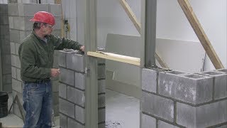 How to Install a Steel Door Frame in Masonry Construction  Steel Door Institute [upl. by Lavona]