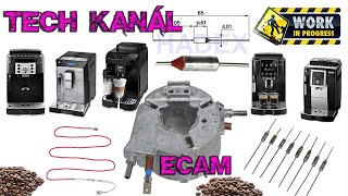 ☕Kávovar Delonghi ECAM 🔥 teplotní pojistky na EX tělese ❗ kávovar se nechce zapnout ❓ [upl. by Eiramac]