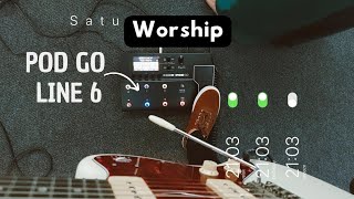 Preset Pod Go Line 6  Worship line6podgo [upl. by Eirotal989]