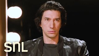 Adam Driver Gets into Character for a Hilarious SNL [upl. by Atiuqel]