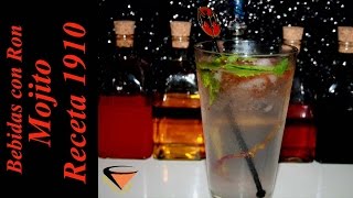 Bebidas con Ron I Mojito Original I Receta 1910 [upl. by Leanne]