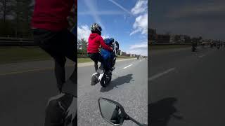 Control  GSXR 750 wheelie  🤘🏾 viral shortsviral epic wheelie stunt bikelife blessed [upl. by Neumeyer]