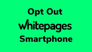 Whitepages Opt Out Easy [upl. by Lingwood]