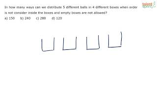 Permutations and Combinations  Additional Example  5  Quantitative Aptitude  TalentSprint [upl. by Llerraj]