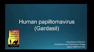 CC How to Pronounce human papillomavirus Gardasil Backbuilding Pharmacology [upl. by Llenrap854]