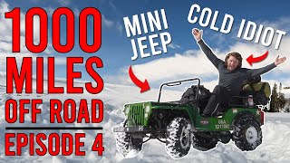 Will the mini jeep make it to Moab Ep4 Snow camping 10000ft [upl. by Cho158]