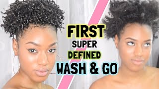 Define 4C Curls amp Coils  First Wash amp Go Shingling Method 2018 [upl. by Assenar560]