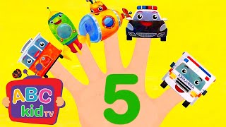 Cars and Trucks Finger Family Song  Preschool Learning  ABC KidTV  Nursery Rhymes amp Kids Songs [upl. by Winthorpe]