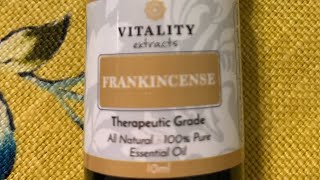 Vitality frankincense oil review [upl. by Zuzana]