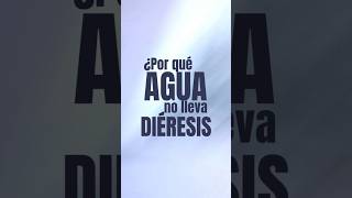 La diéresis ¿para qué sirve ortografia escritura [upl. by Phemia]