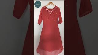 georgette mirror work kurta  Naqsh Raiments  dress fashion [upl. by Enyrat]