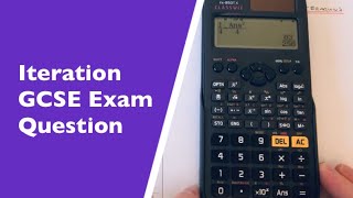 Iterations GCSE Difficult Exam Question Maths Iterative Sequences [upl. by Airan188]