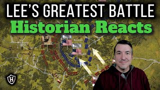 Chancellorsville 1863  Robert E Lees Greatest Battle  HistoryMarche Reaction [upl. by Ettenaj]