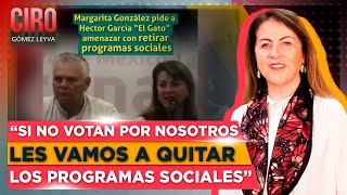 Filtran audio de candidata de Morelos amenaza con quitar programas sociales  Ciro Gómez Leyva [upl. by Ayihsa]