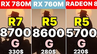 R7 8700G VS R5 8600G VS R7 5700G VS R5 5600G AMD MOST POWERFUL APU TEST [upl. by Sirdi780]