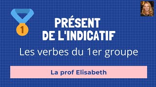 Les verbes du 1er groupe en français Niveau A1 [upl. by Eisle]