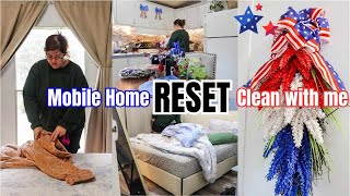 RAINY HOME RESET 2024  MOBILE HOME CLEAN WITH ME MOTIVATION  KIMI COPE CLEANING [upl. by Tsiuqram688]