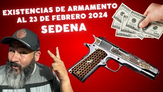 Existencias de Armamento SEDENA al 23 de Feb 2024  Civiles y Militares [upl. by Eiltan]