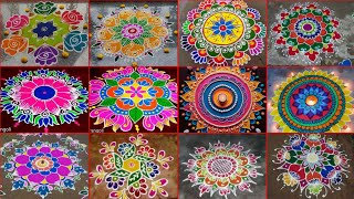 Kolam Designs for Pongal 🌼 Rangoli Designs for Sankranthi with dots 🌼 9 to 3 Chukkala Muggulu [upl. by Wollis]