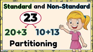 Partitioning Numbers Standard and NonStandard Forms [upl. by Reham]