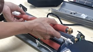 How to replace the roller for rayson lm series laminator [upl. by Millian788]