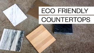 5 ECO FRIENDLY COUNTERTOPS  BEAUTIFUL AND ETHICAL TOO  Conscious Consumerism  Slow Living [upl. by Kcolttam]