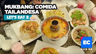 Lets Eat 2 SUB Español  Mukbang comida Tailandesa 🍜🥄  Doramas coreanos Kdramas [upl. by Jackelyn791]