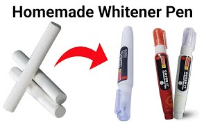 Normal Pen to Whitener PenHomemade white pendiy markers penColor penhomemade penwhitening pen [upl. by Earleen]