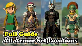 All Armor Set Locations Zelda Tears of the Kingdom Full Guide [upl. by Okiram]