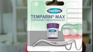 DenTek Temparin Max  Temporary Tooth Repair Kit [upl. by Anilac]