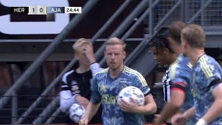 Davy Klaassen Goal Heracles vs Ajax 34 All Goals and Extended Highlights [upl. by Ynnam]