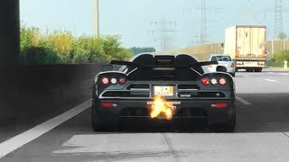 385 KPH KOENIGSEGG CCX Edition FLYBY AND FLAMES [upl. by Liddie]