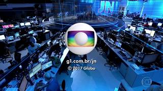 HD  Encerramento do Jornal Nacional  21072017 [upl. by Imekawulo]