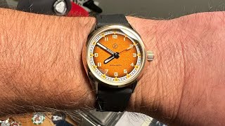 Unboxing and overview Zelos Swordfish Field 38mm Bronze Burnt Orange [upl. by Orme800]