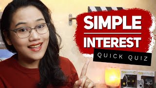 Simple Interest Quiz  CSE and UPCAT Review [upl. by Azpurua]