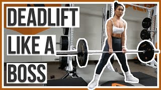 HOW TO DEADLIFT  Step by Step Beginners Guide [upl. by Cohlier437]