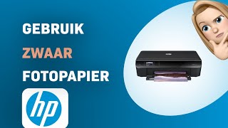 Hoe gebruik je zwaar fotopapier met de HP ENVY 4500 Printer [upl. by Elmore311]