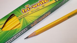 Ticonderoga TriWrite Classic Pencil in a New Shape [upl. by Justinian]