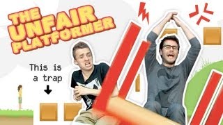 Cyprien Squeezie  Unfair Platformer ON RAGE À MORT [upl. by Richardson671]