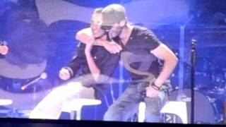 Enrique Iglesias with a gay fan on stage [upl. by Niessuh]