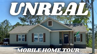 SHEESH This triple wide mobile home is SOMETHING to SEE Prefab House Tour [upl. by Mireielle]