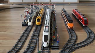 Große Lego Zugstrecke mit XXL Lego Bahnhof [upl. by Adnalu220]