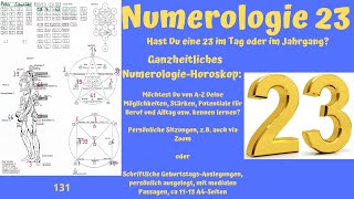 Numerologie 23 [upl. by Zacharie727]