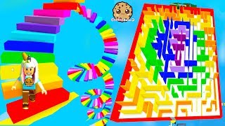 Easiest Obby Ever Rainbow Shape Obstacle Course Roblox Video [upl. by Melonie]