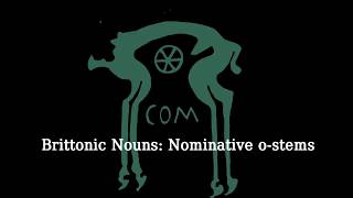 Brittonic Nouns Nominative ostems [upl. by Ahtaga]