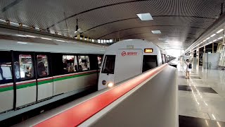 Singapore MRT ride from Canberra to Admiralty train station [upl. by Hesta]